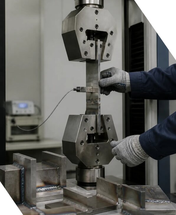 Профессиональное лабораторное испытание сварных образцов в Северодвинске