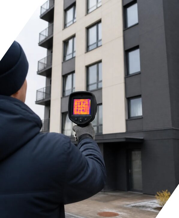 Тепловизионное обследование зданий в Северодвинске от 5061 р. | ЭкспертизаРоссия